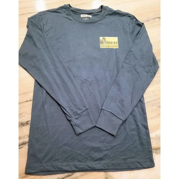 State Of Mine Indiana Blue Long Sleeve Tee Shirt Small - Picture 4 of 4